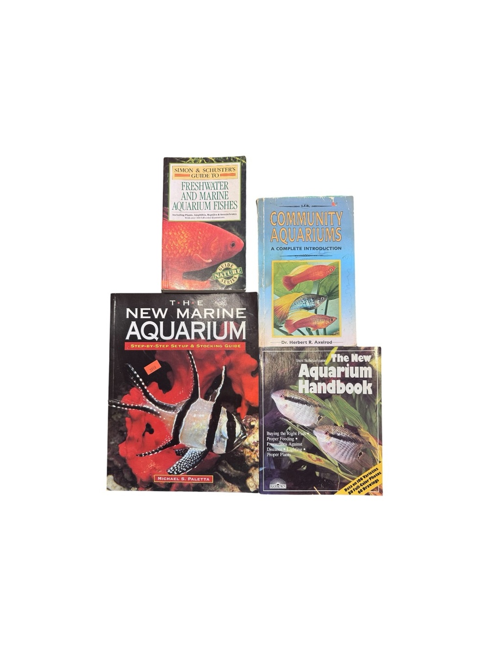 4 freshwater and salt aquarium reference Books